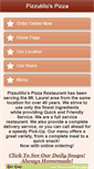 Mobile Screenshot of pizzutillospizza.com